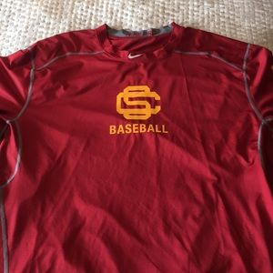 USC Baseball Long Sleeve Athletic T